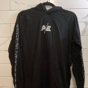 Black American Eagle Hoodie